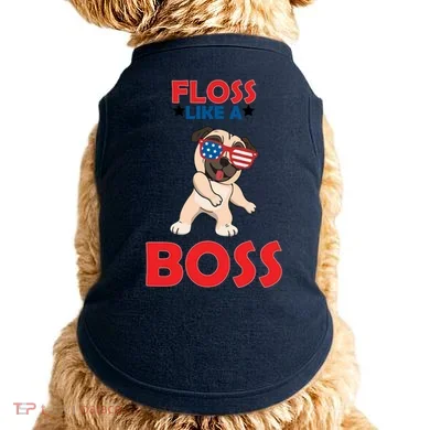 Floss Like A Boss Pug Dancing Doggie Tank