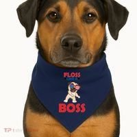 Floss Like A Boss Pug Dancing USA-Made Doggie Bandana thumb 1