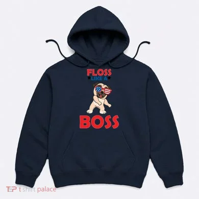 Floss Like A Boss Pug Dancing Hoodie