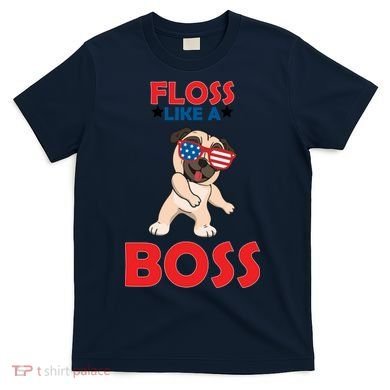Floss Like A Boss Pug Dancing T-Shirt