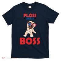 Floss Like A Boss Pug Dancing T-Shirt thumb 0