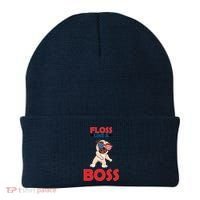 Floss Like A Boss Pug Dancing Beanie thumb 0