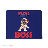 Floss Like A Boss Pug Dancing Mousepad thumb 0