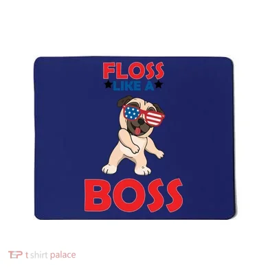 Floss Like A Boss Pug Dancing Mousepad