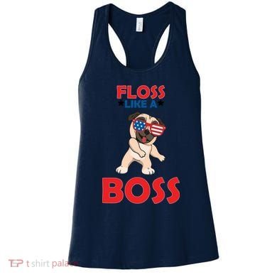 Floss Like A Boss Pug Dancing Women's Tank Top