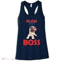 Floss Like A Boss Pug Dancing Women's Tank Top thumb 0