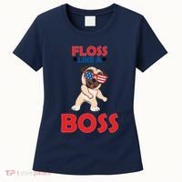 Floss Like A Boss Pug Dancing Women's T-Shirt thumb 0
