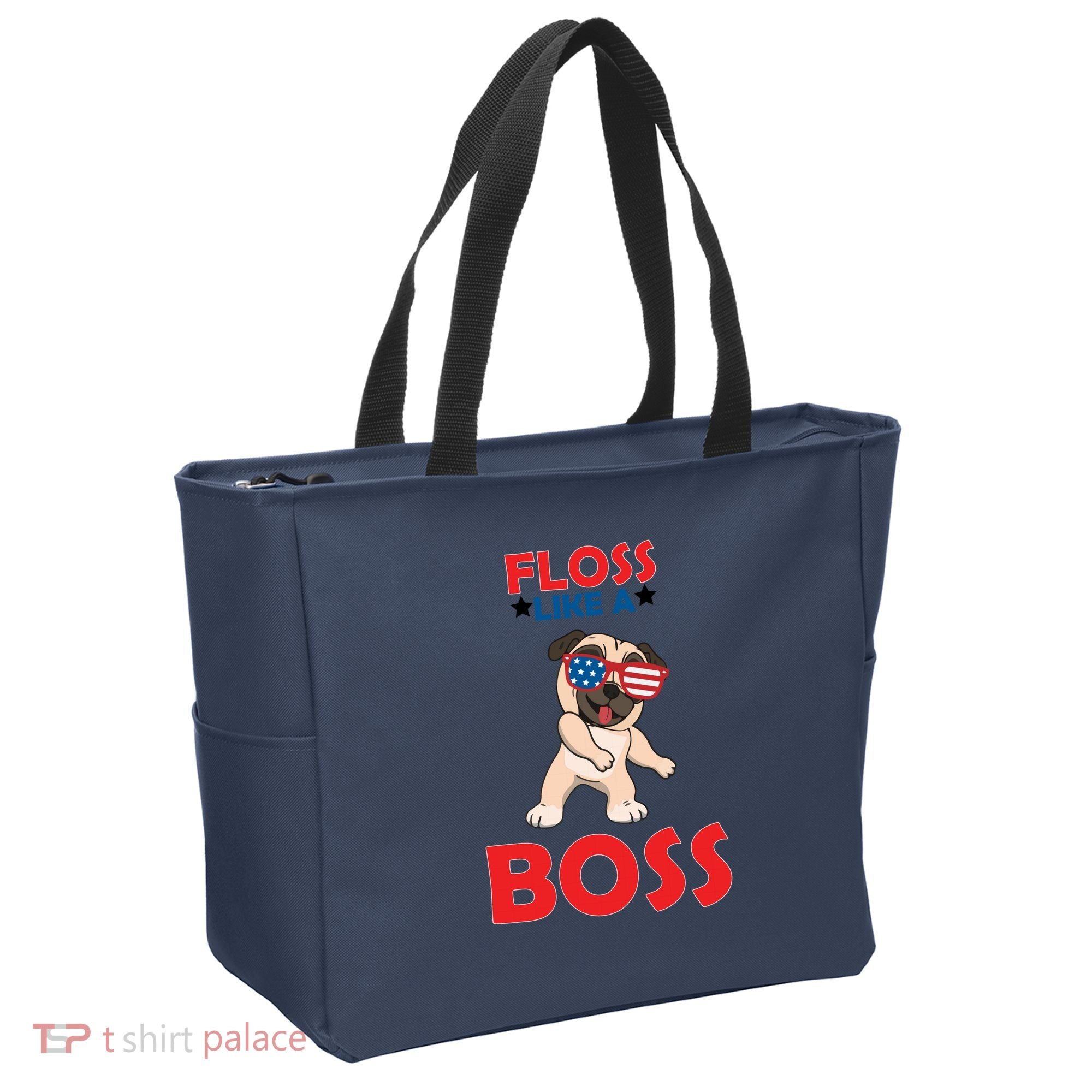 Floss Like A Boss Pug Dancing Bag
