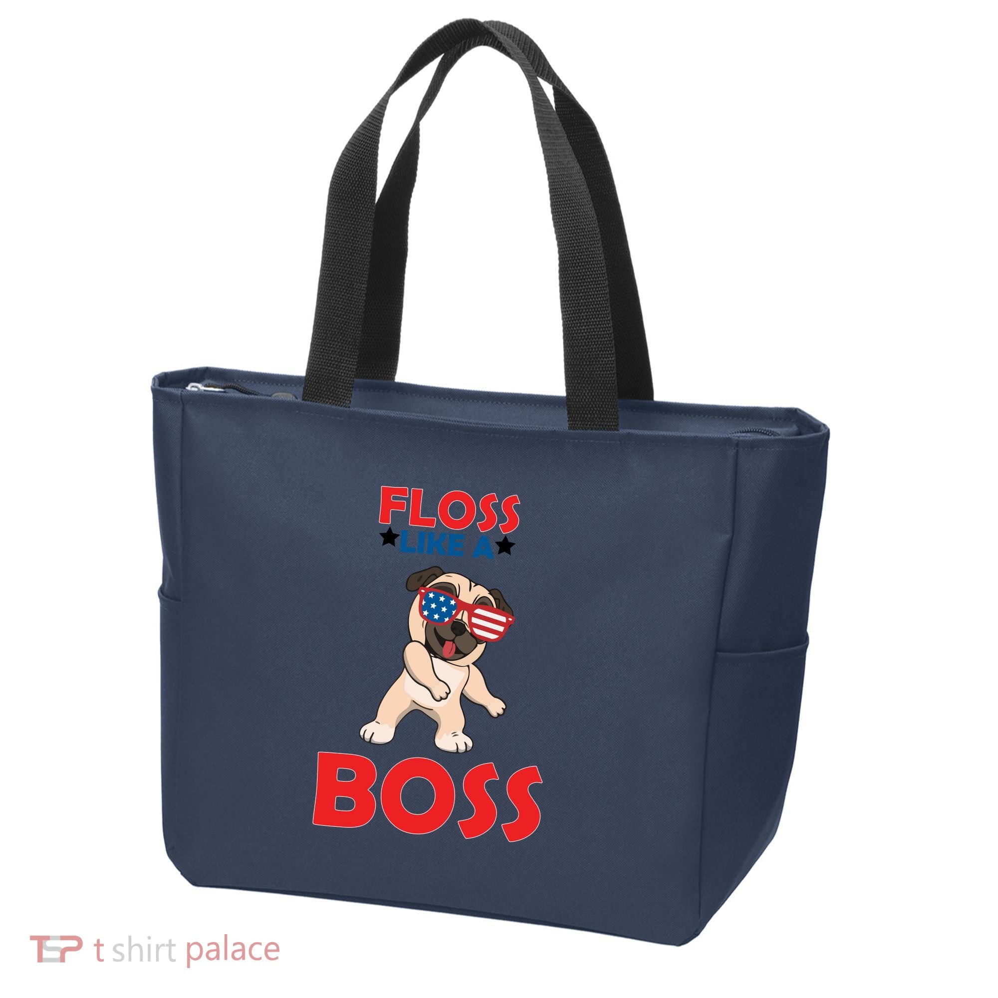 Floss Like A Boss Pug Dancing Bag