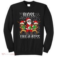 Floss like a Boss Santa Reindeer Sweatshirt thumb 0
