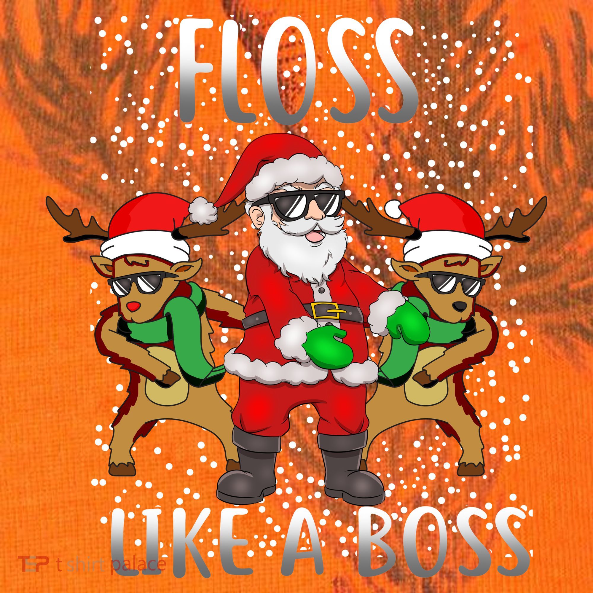 Floss like a Boss Santa Reindeer Kati Licensed 12" Camo Cuffed Beanie