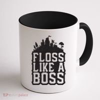 Floss Like A Boss Tower Funny Coffee Mug thumb 1