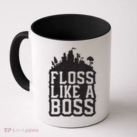 Floss Like A Boss Tower Funny Coffee Mug thumb 0