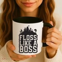 Floss Like A Boss Tower Funny Coffee Mug thumb 3