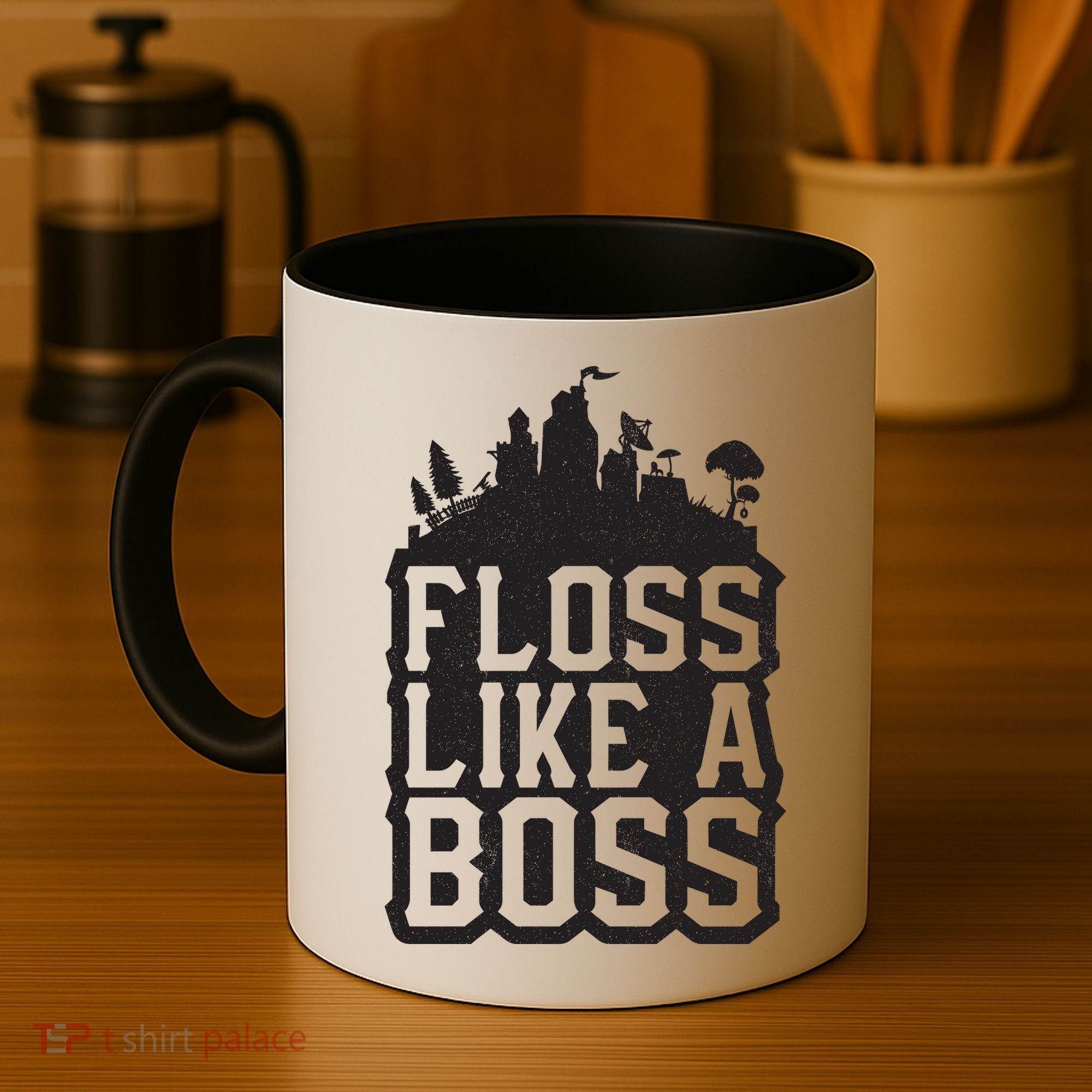 Floss Like A Boss Tower Funny Coffee Mug