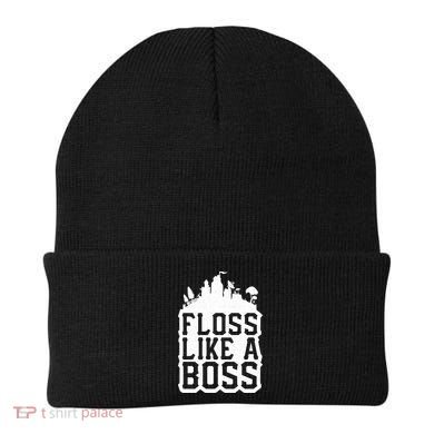 Floss Like A Boss Tower Funny Beanie