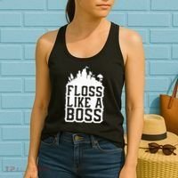 Floss Like A Boss Tower Funny Women's Tank Top thumb 2