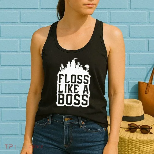 Floss Like A Boss Tower Funny Women's Tank Top