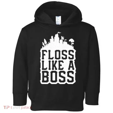 Floss Like A Boss Tower Funny Toddler Hoodie