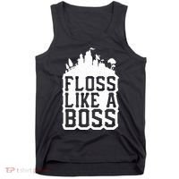 Floss Like A Boss Tower Funny Tank Top thumb 0