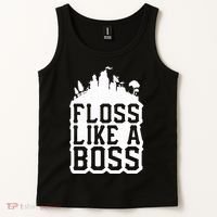 Floss Like A Boss Tower Funny Tank Top thumb 2