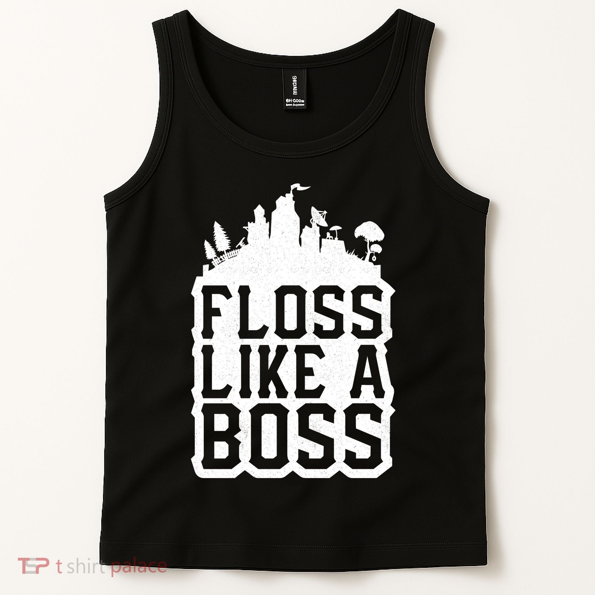 Floss Like A Boss Tower Funny Tank Top