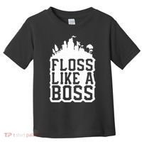 Floss Like A Boss Tower Funny Toddler T-Shirt thumb 0