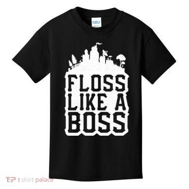 Floss Like A Boss Tower Funny Kids T-Shirt