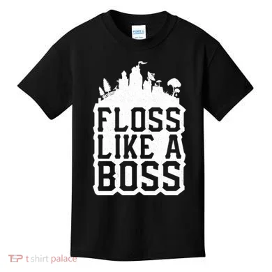 Floss Like A Boss Tower Funny Kids T-Shirt