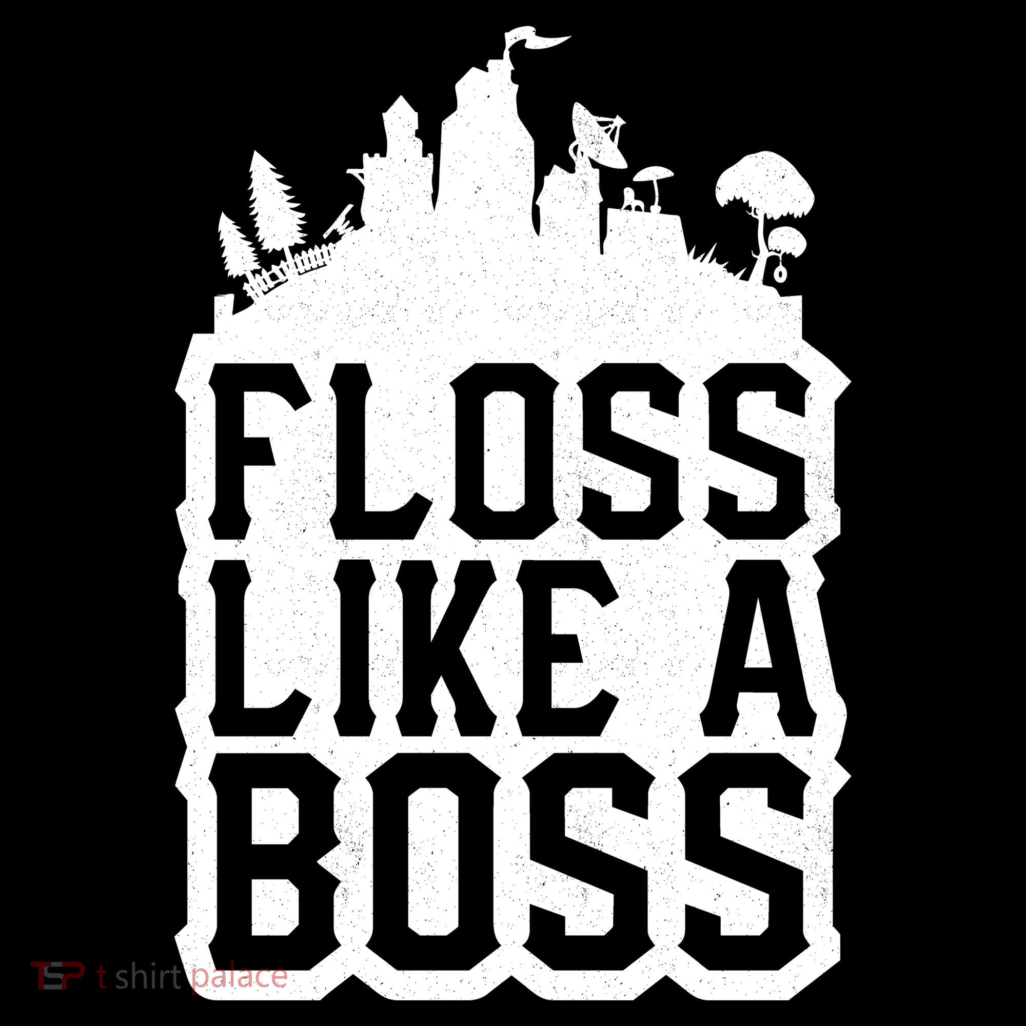 Floss Like A Boss Tower Funny Kids T-Shirt