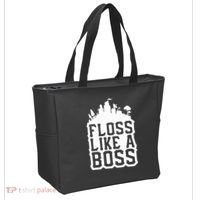 Floss Like A Boss Tower Funny Tote Bag thumb 2