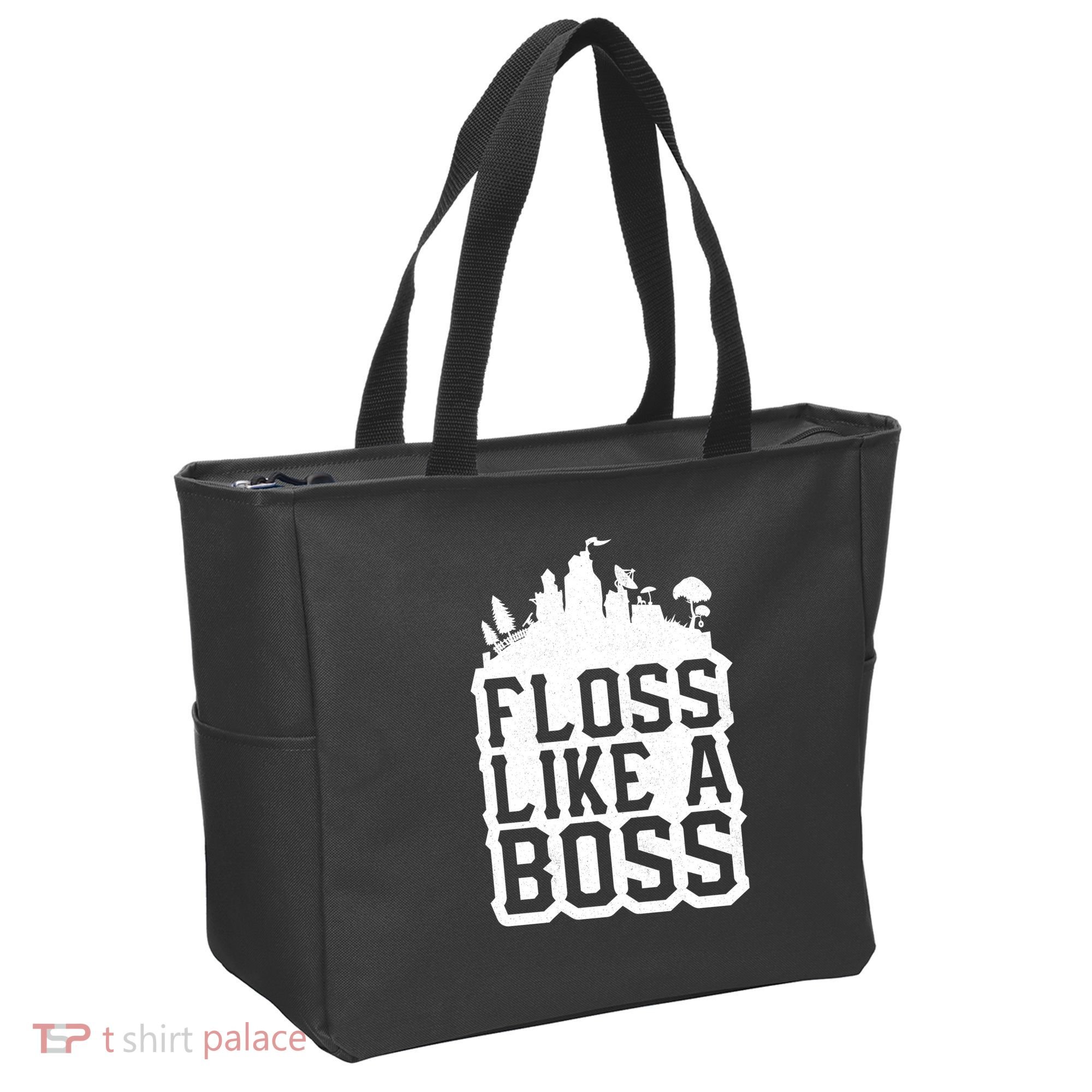 Floss Like A Boss Tower Funny Tote Bag
