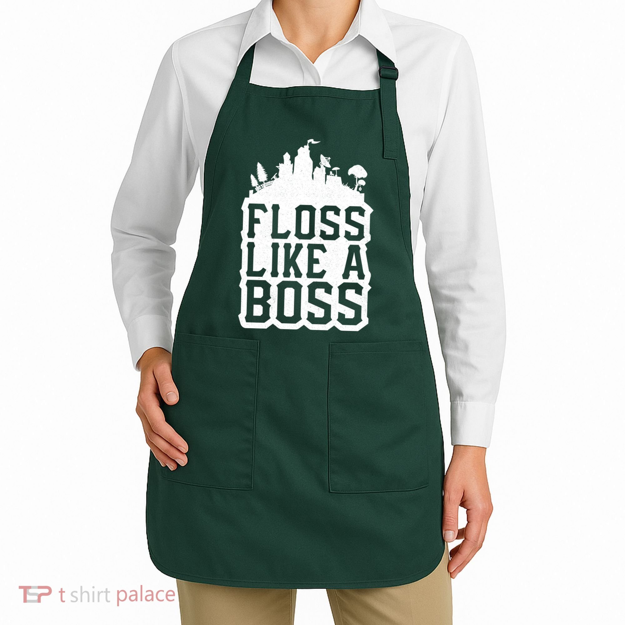 Floss Like A Boss Tower Funny Apron