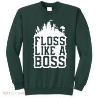 Floss Like A Boss Tower Funny Sweatshirt thumb 0