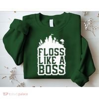 Floss Like A Boss Tower Funny Sweatshirt thumb 2