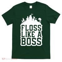 Floss Like A Boss Tower Funny T-Shirt thumb 0