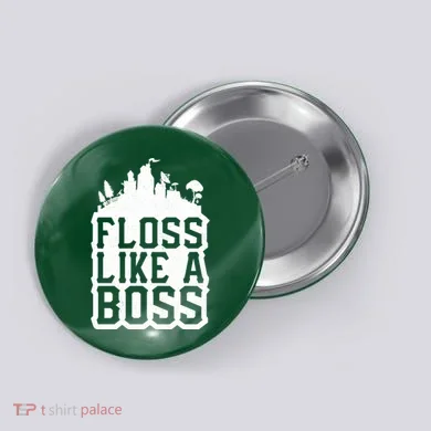 Floss Like A Boss Tower Funny Button