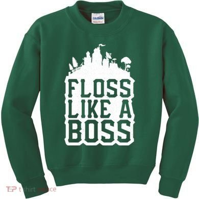Floss Like A Boss Tower Funny Kids Sweatshirt
