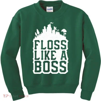 Floss Like A Boss Tower Funny Kids Sweatshirt