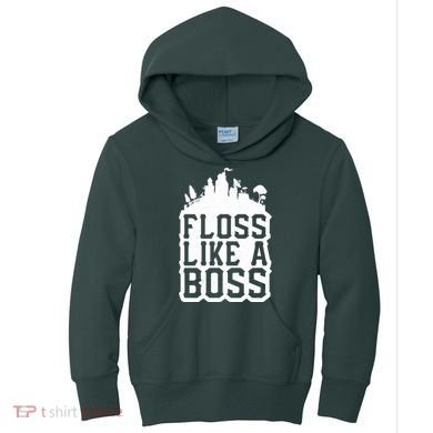 Floss Like A Boss Tower Funny Kids Hoodie