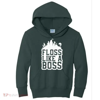 Floss Like A Boss Tower Funny Kids Hoodie