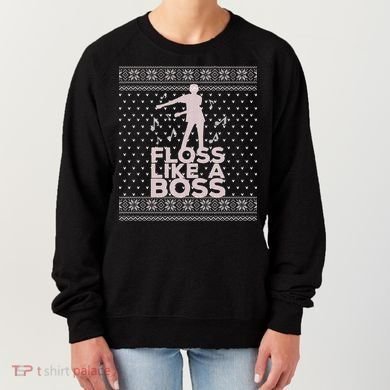 Floss Like A Boss Ugly Christmas Sweater Women's Sweatshirt