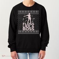 Floss Like A Boss Ugly Christmas Sweater Women's Sweatshirt thumb 0