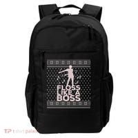 Floss Like A Boss Ugly Christmas Sweater Backpack thumb 0