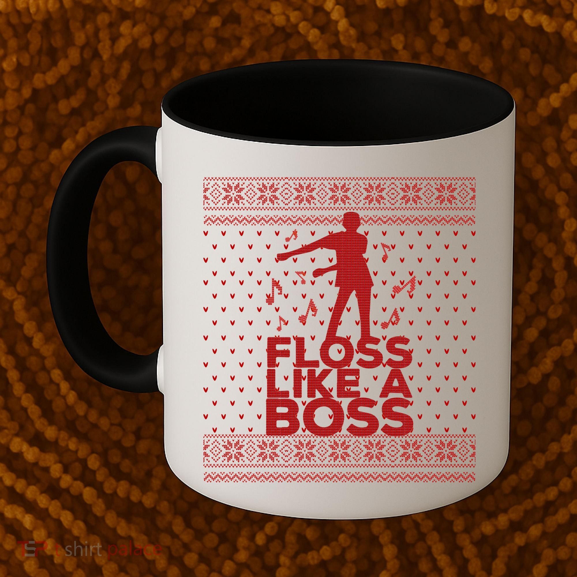 Floss Like A Boss Ugly Christmas Sweater Coffee Mug
