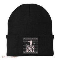Floss Like A Boss Ugly Christmas Sweater Beanie thumb 0