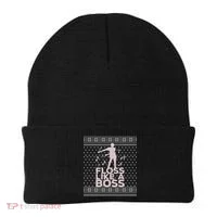 Floss Like A Boss Ugly Christmas Sweater Beanie thumb 0