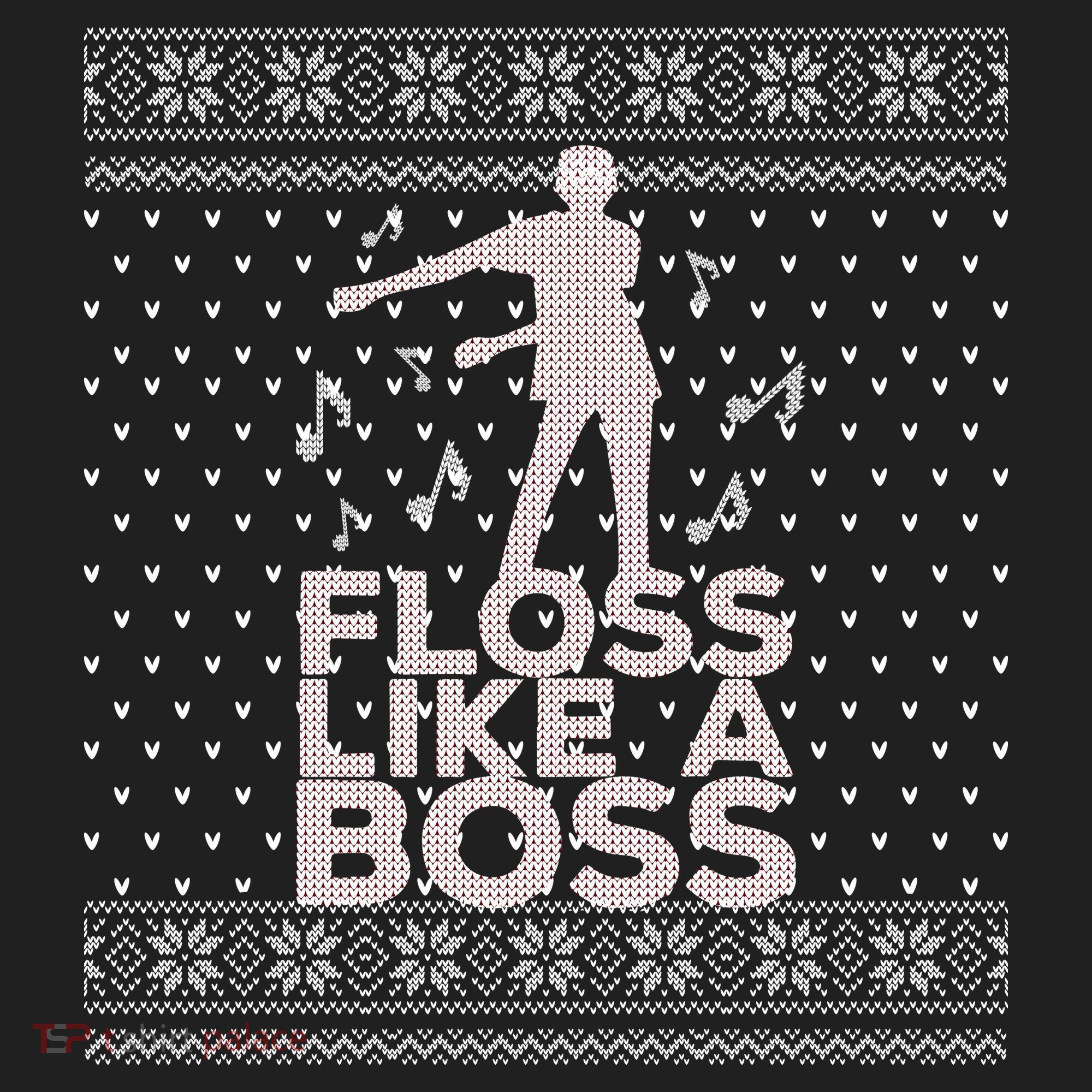 Floss Like A Boss Ugly Christmas Sweater Beanie