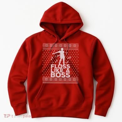Floss Like A Boss Ugly Christmas Sweater Hoodie