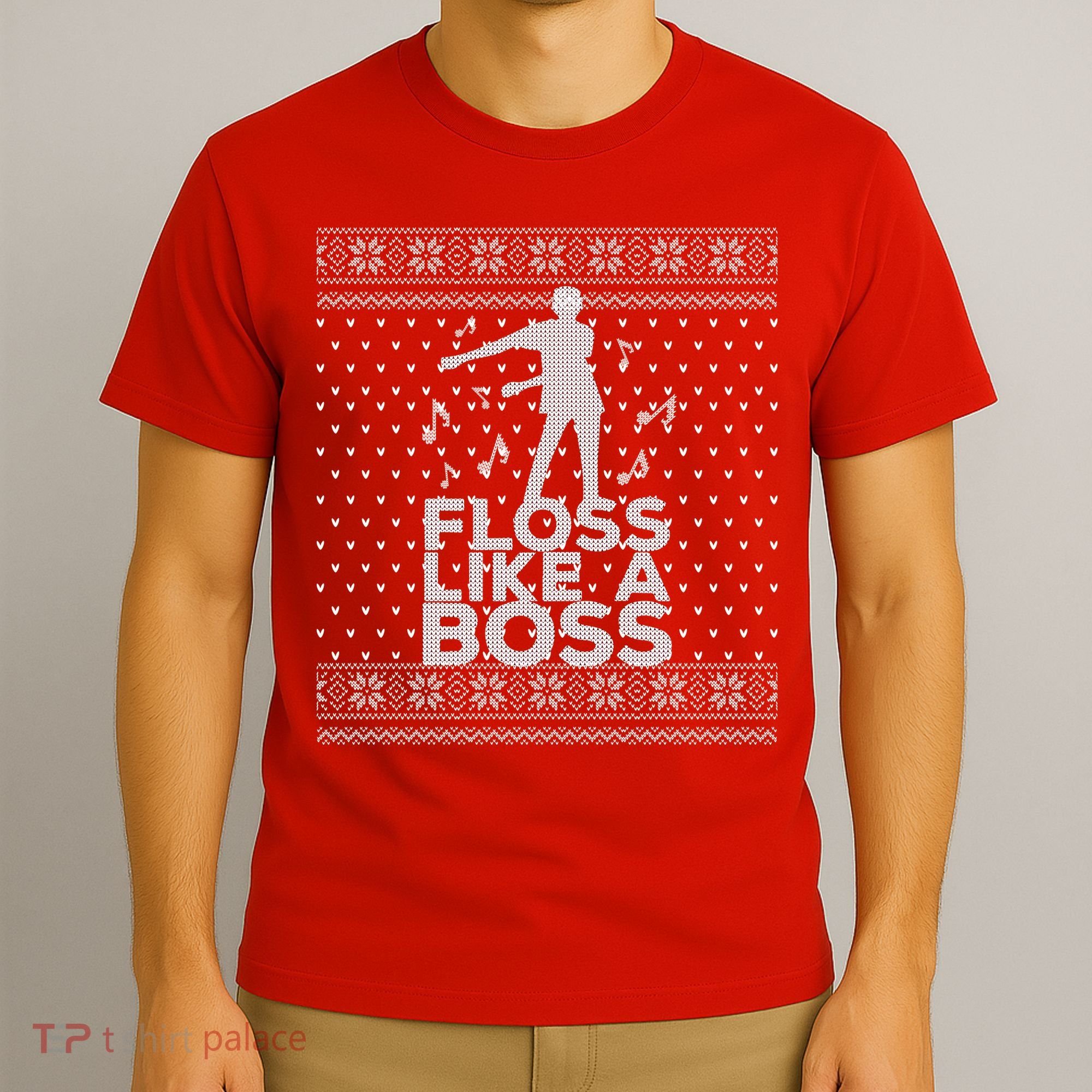 Floss Like A Boss Ugly Christmas Sweater T-Shirt